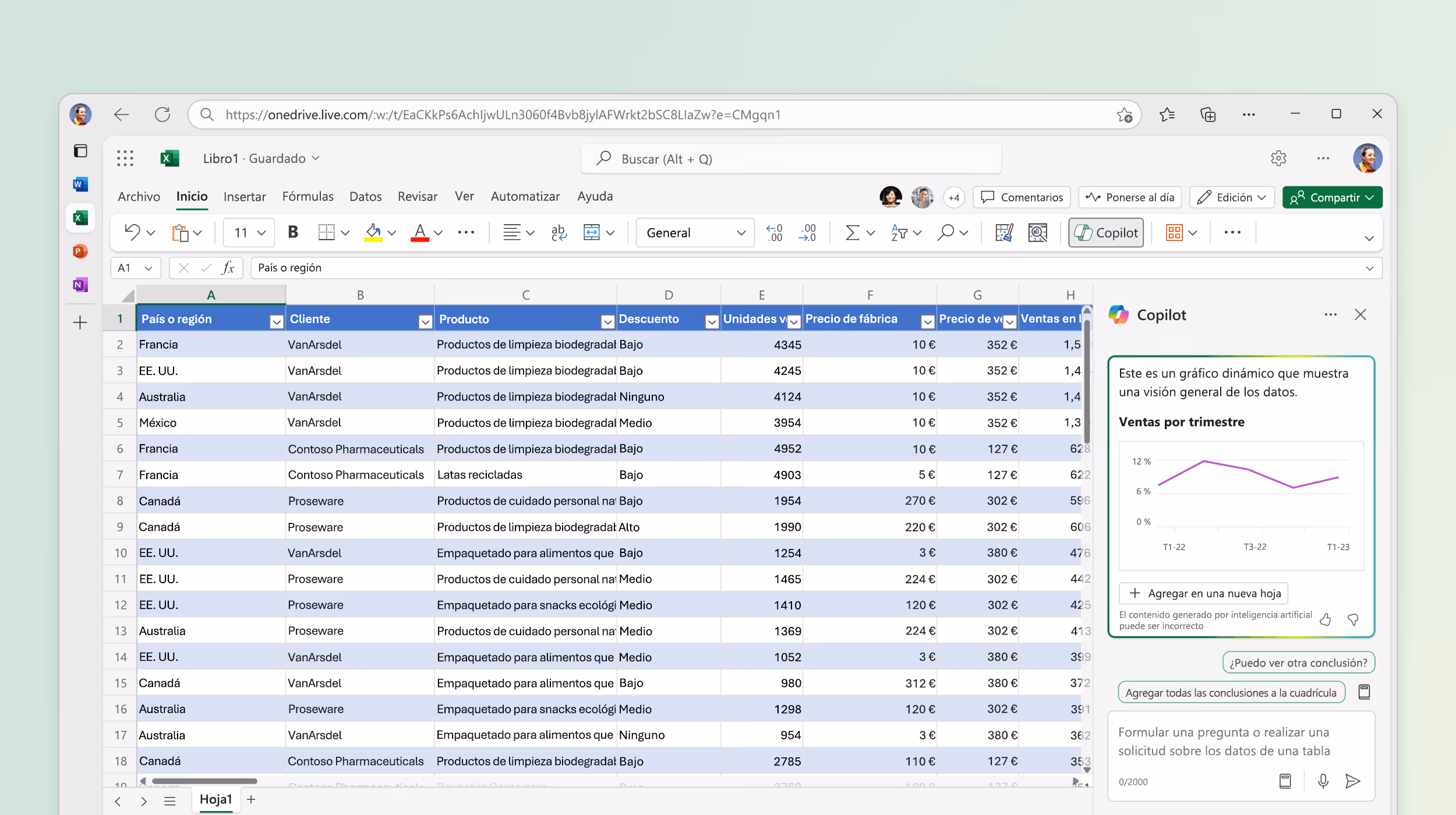 captura pantalla muestra copilot excel identificando