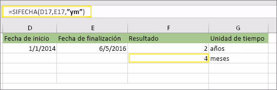 sifecha d17 e17 ym resultado