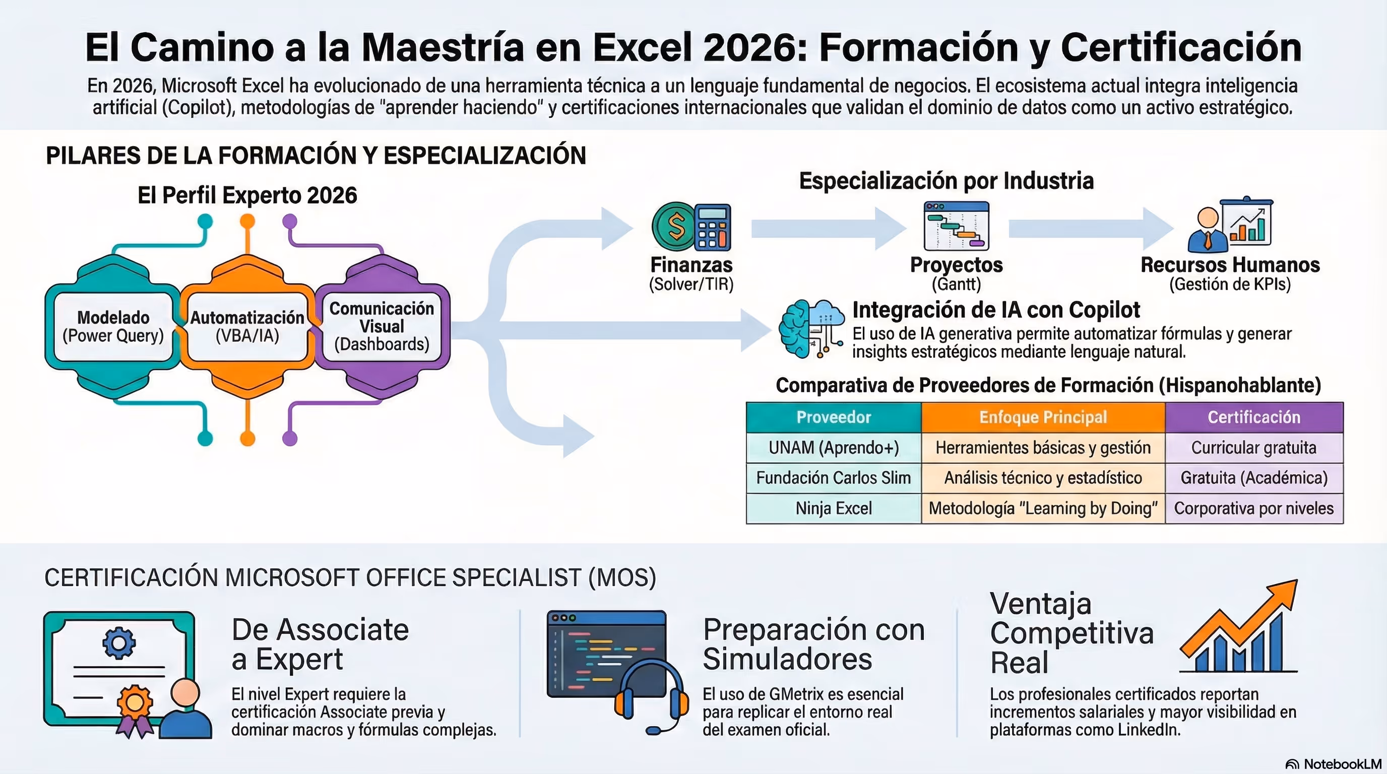 infografia certificacion excel