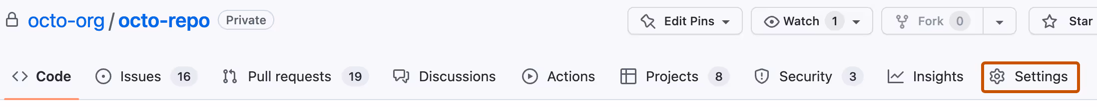 Pantalla de ajustes de Actions en un repositorio para ilustrar cómo se gobiernan automatizaciones y checks