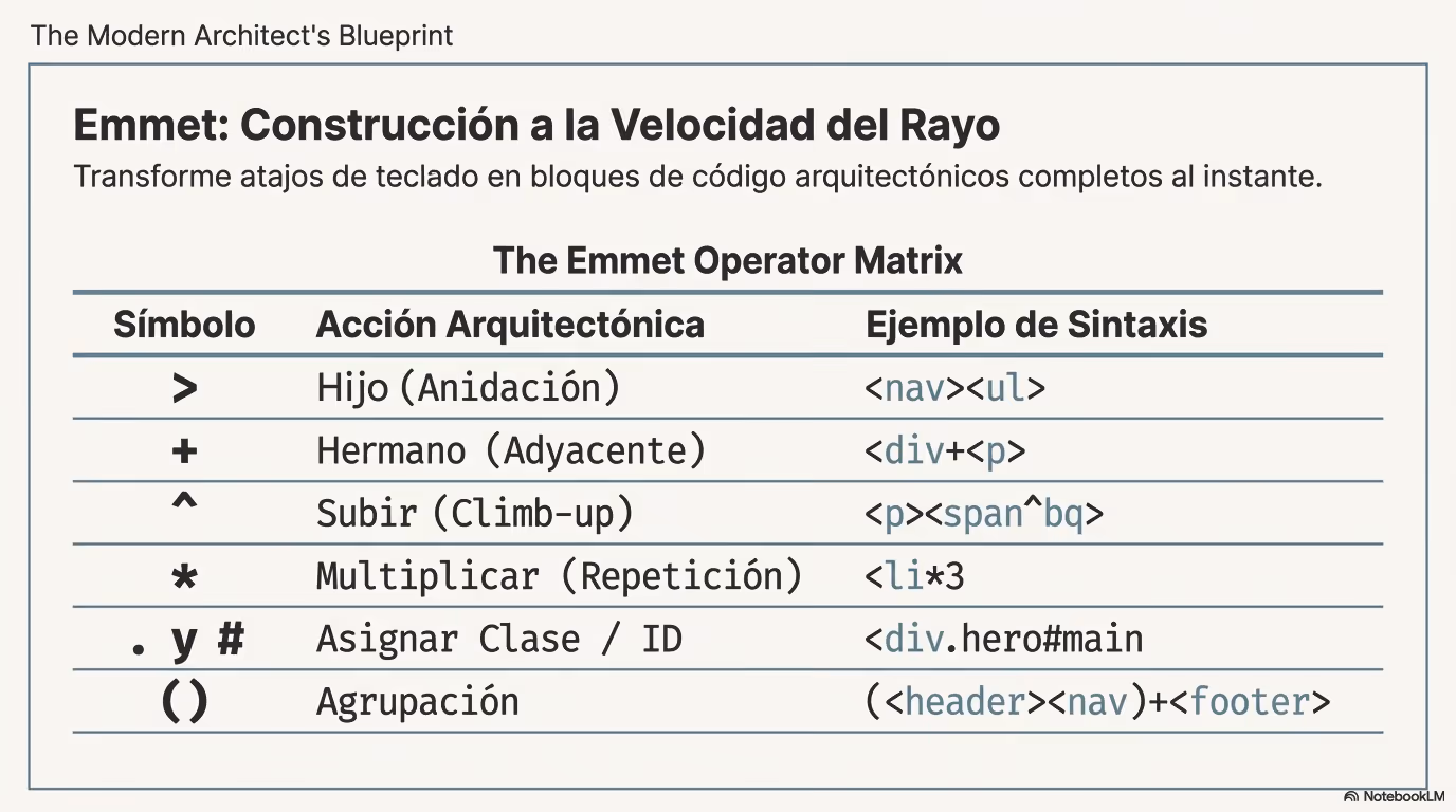 HTML emmet