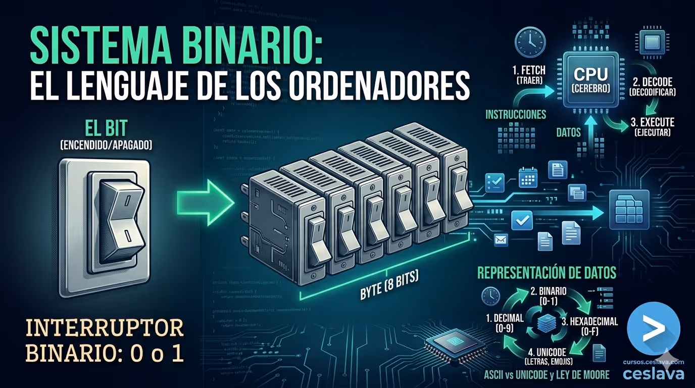 sistema binario informatica ceslava