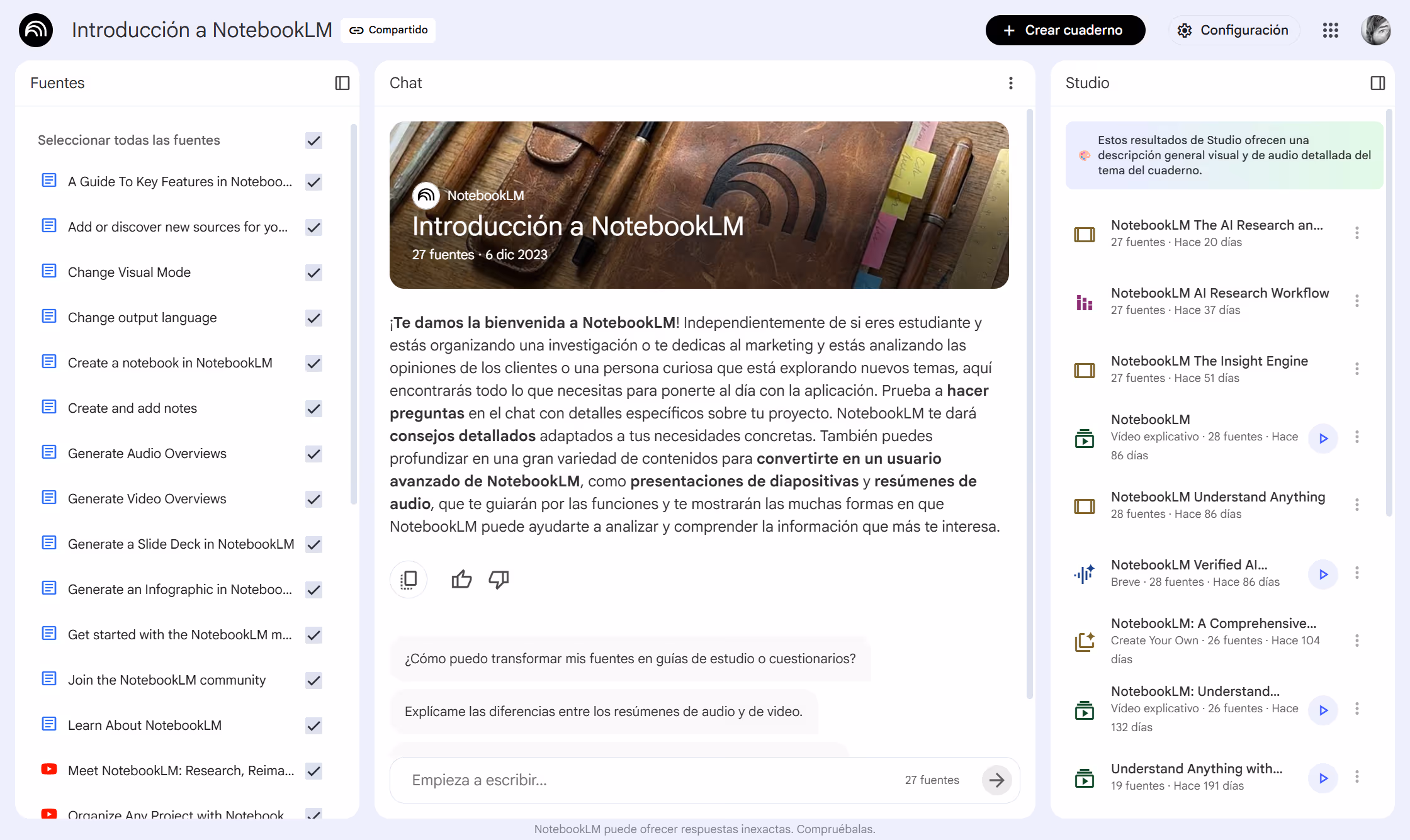 notebooklm google com notebook curso ceslava
