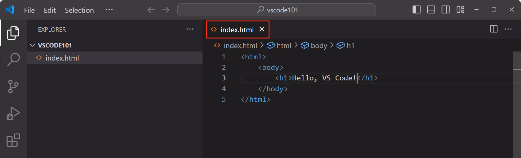 new file editor