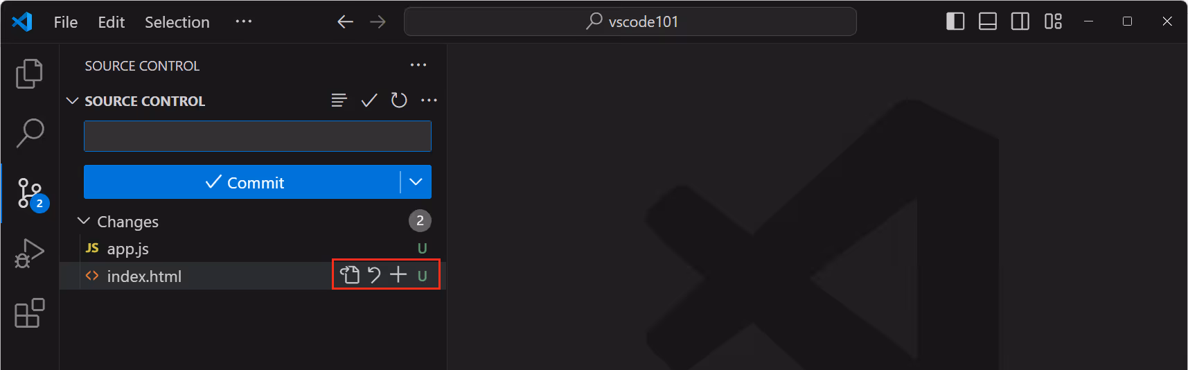 source control changes