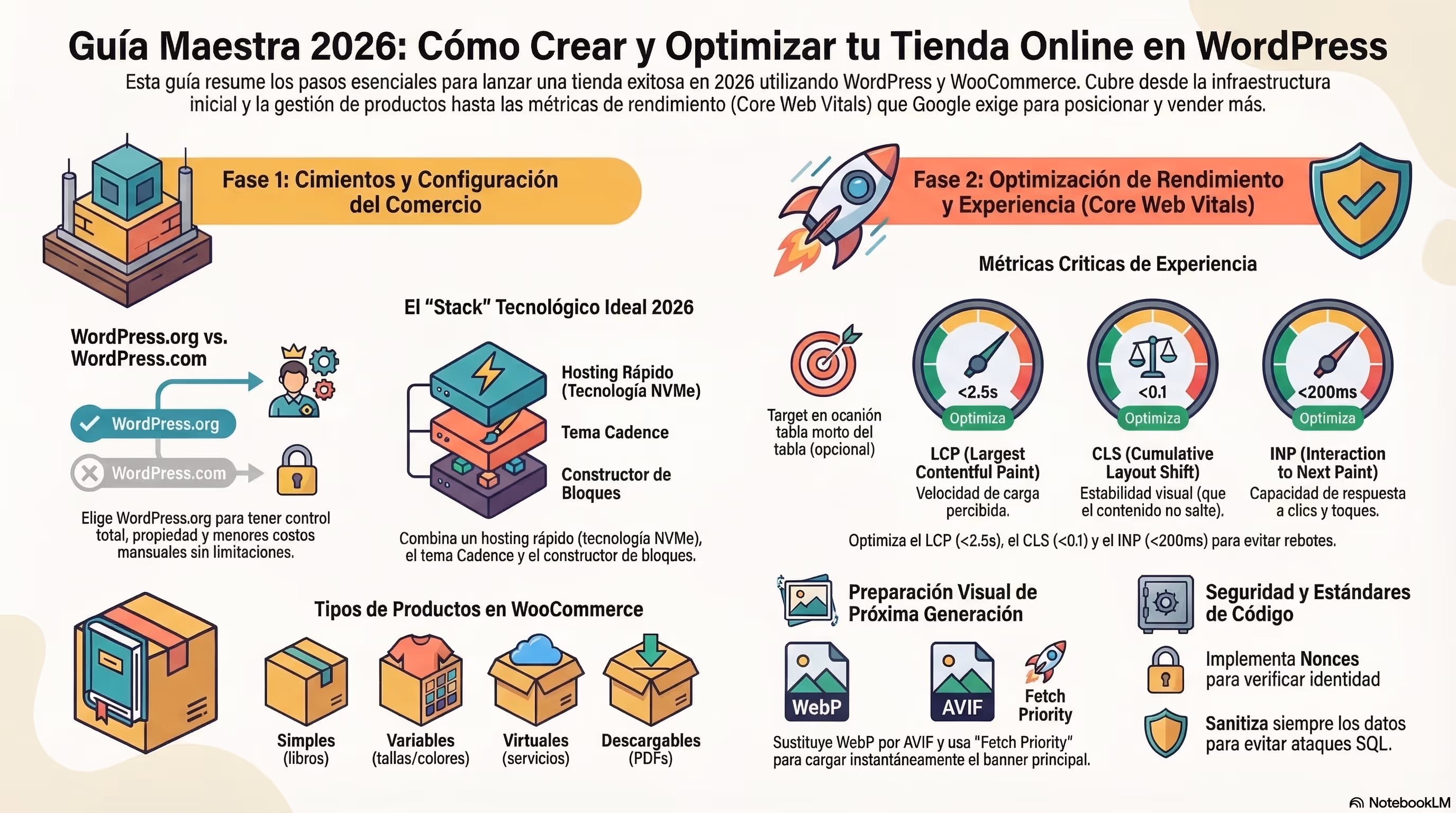 infografia wordpress woocommerce
